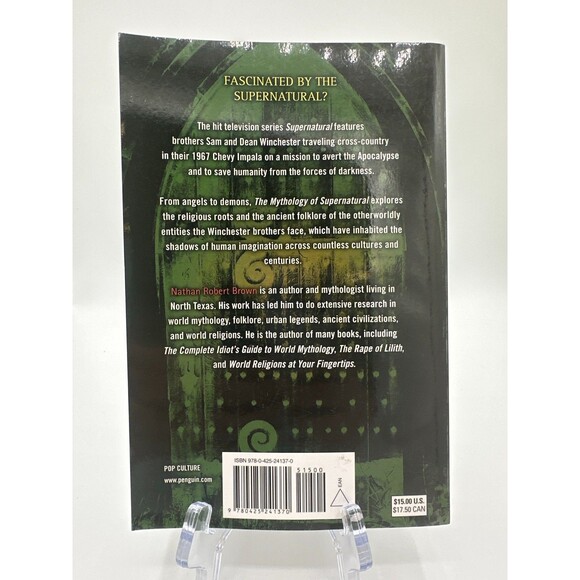 The Mythology of Supernatural Book by Nathan Robert Brown TV Show Symbols - Picture 2 of 5